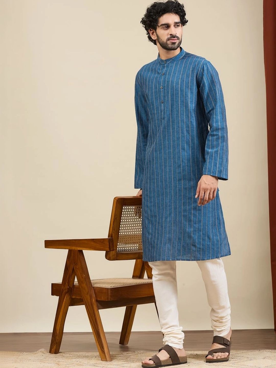 Fabindia Men Printed Kurta-picture-11