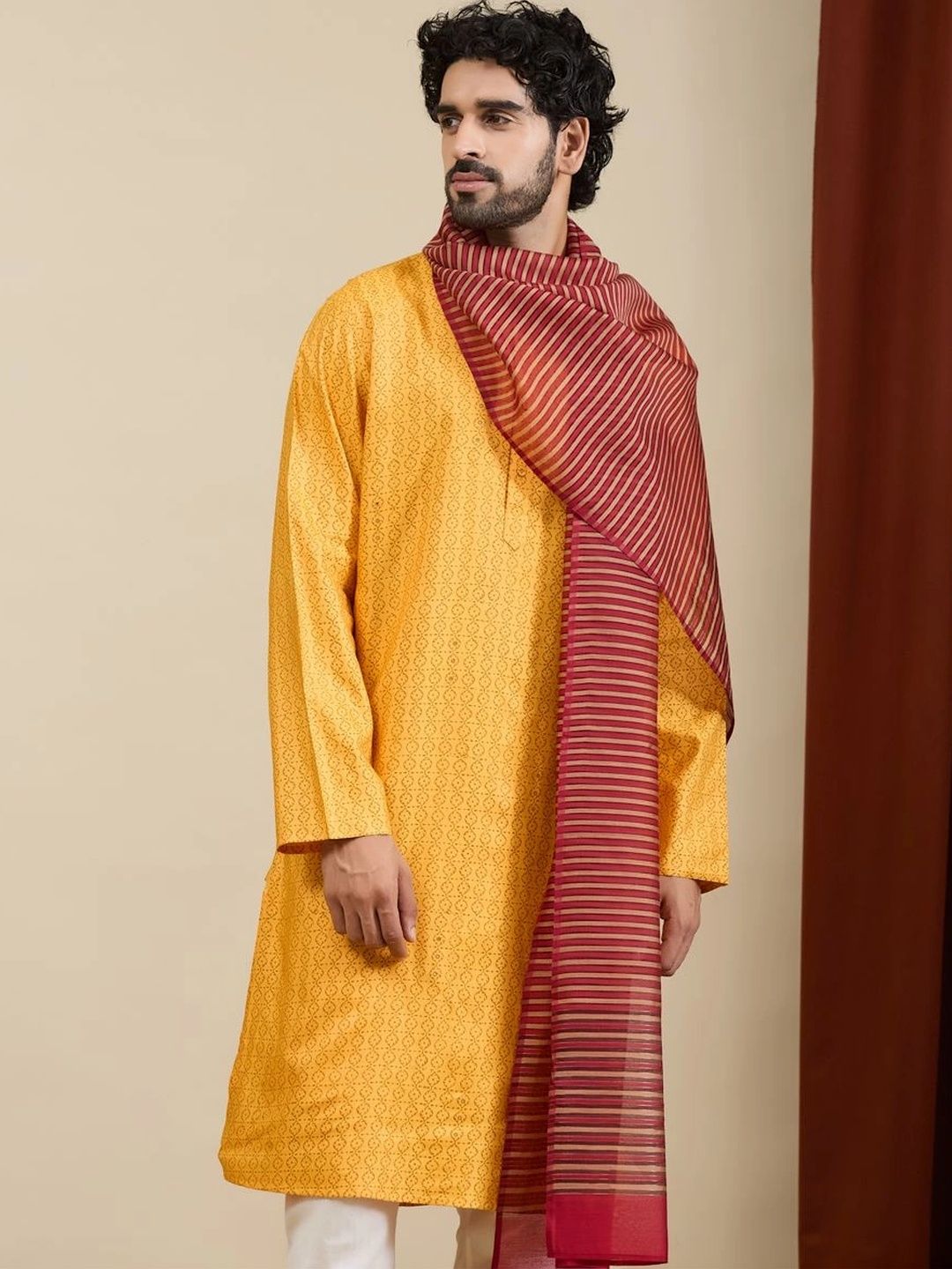 Fabindia Men Striped Stole-picture-24