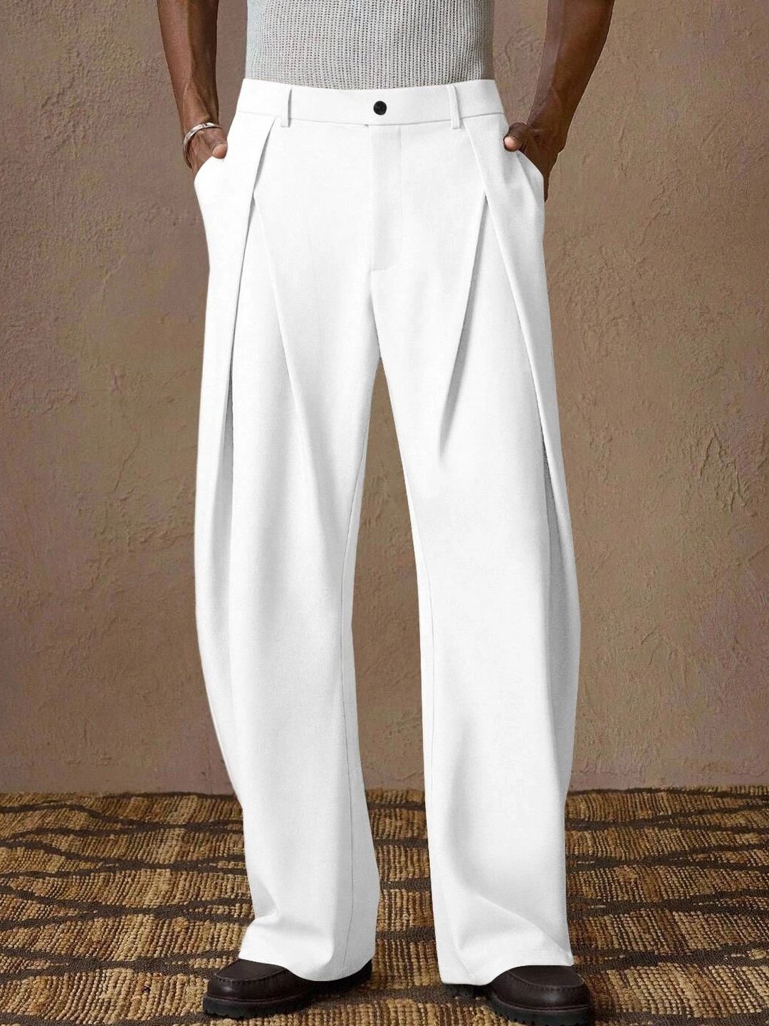 RAJOVATI Men Loose Fit High-Rise Easy Wash Trousers-picture-11