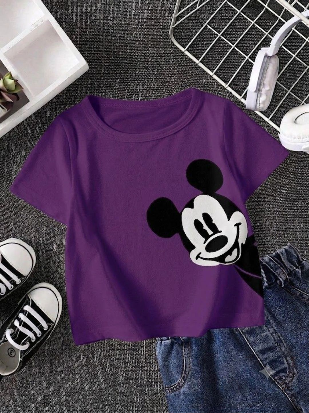 YK Disney Kids Mickey Mouse Printed T-shirt-image-22