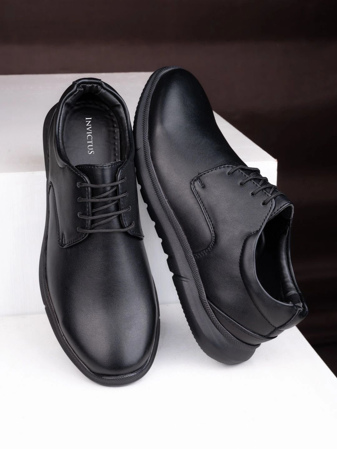 INVICTUS Men Round Toe Formal Slip-On Shoes-picture-34