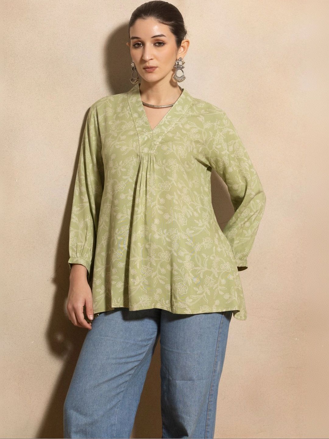 Sabhyata Floral Print Top-picture-26
