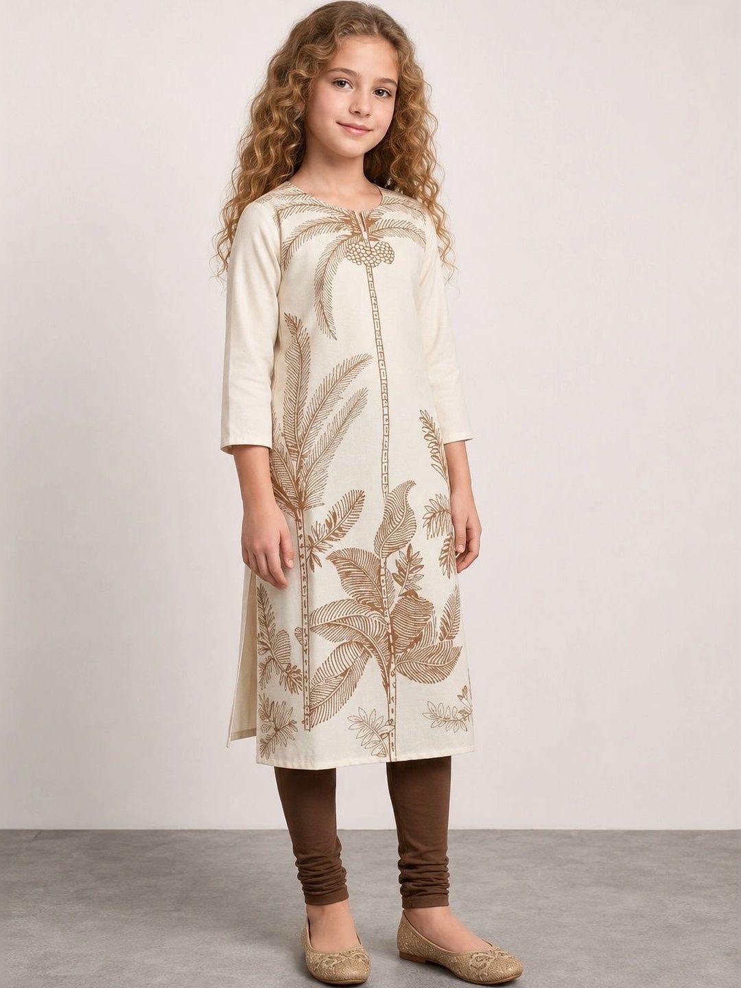 Muhuratam Girls Ethnic Motifs Embroidered Thread Work Kurta-picture-19