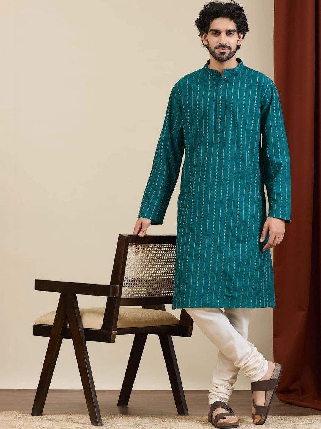 Fabindia Men Printed Kurta-picture-22