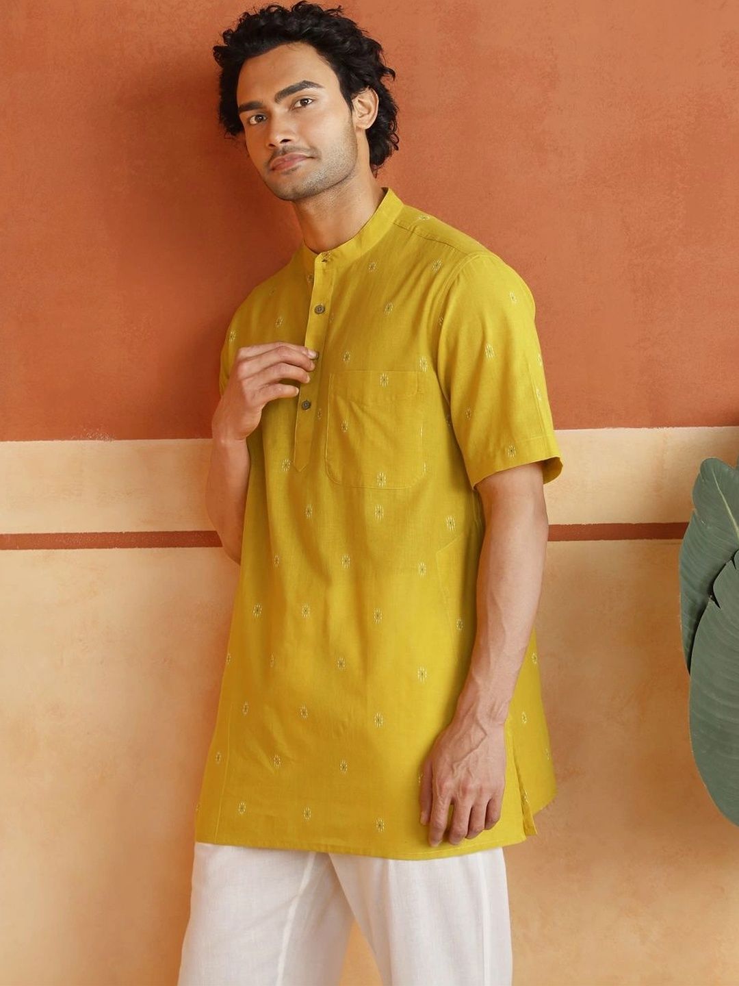 Fabindia Men Ethnic Motifs Kurta-picture-42