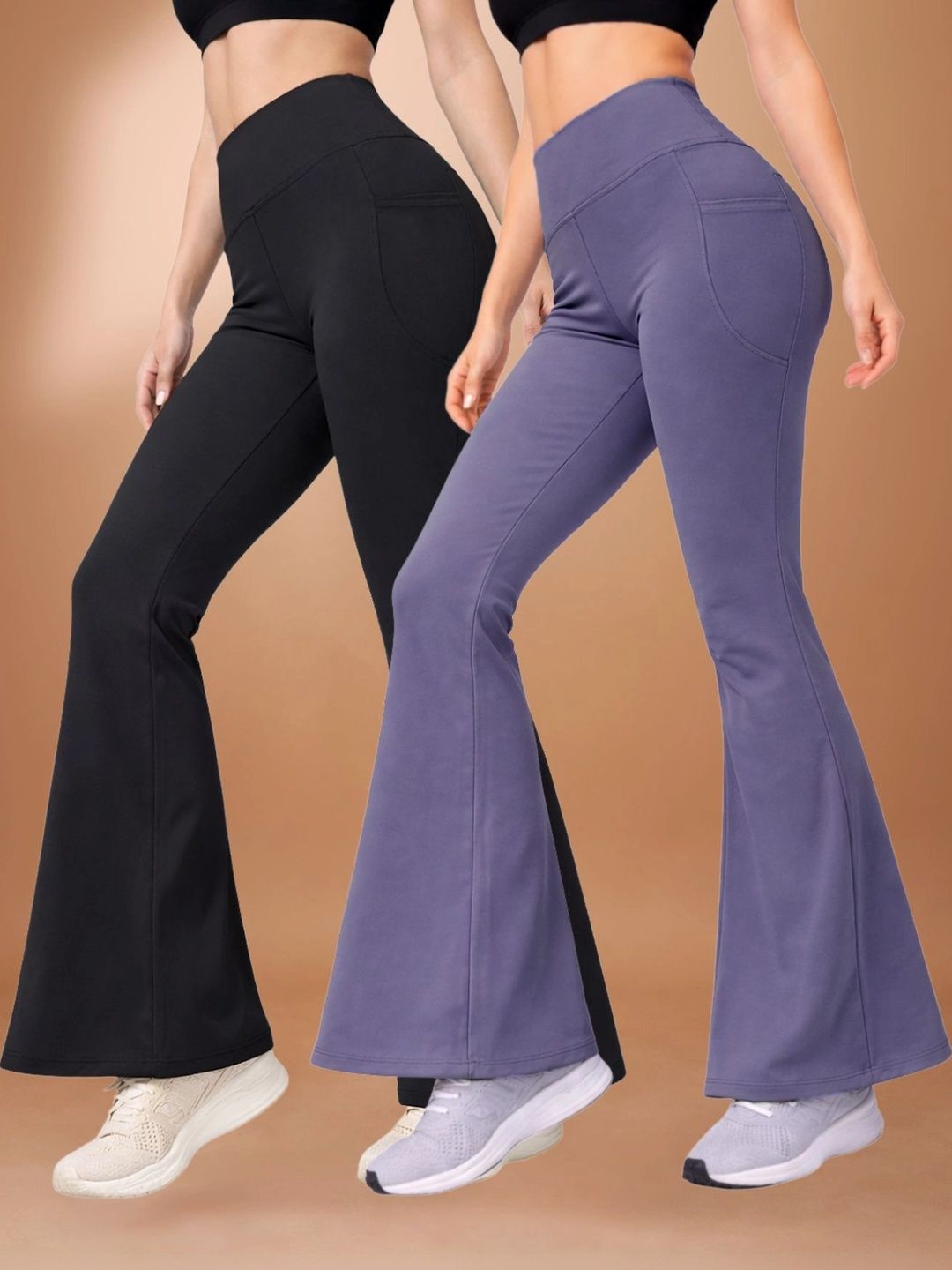 KASHIKAY CREATION Pack Of 2 High-Rise Ankle Length Tights-picture-14