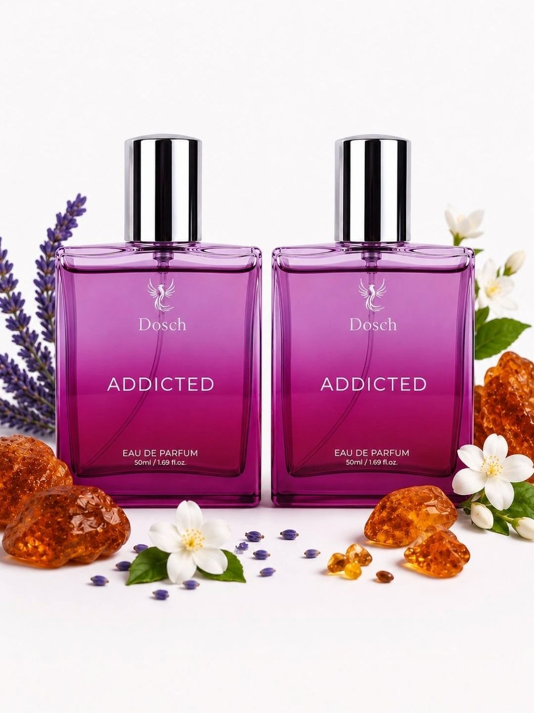 DOSCH Set Of 2 Addicted Long Lasting Eau De Parfum- 50 ml Each-picture-36