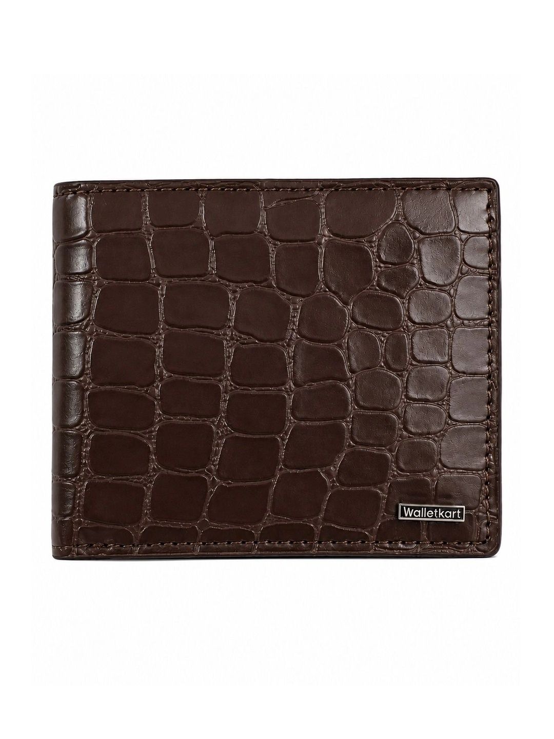 WALLETKART Men Animal Textured Leather Two Fold Wallet-image-13