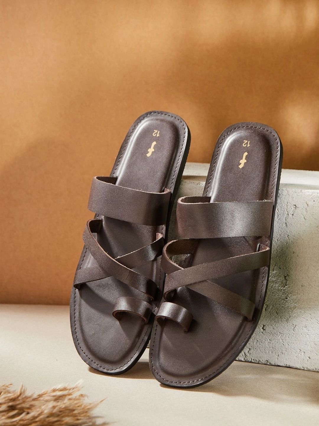 Fabindia Men Leather Shoe-Style Sandals-image-30