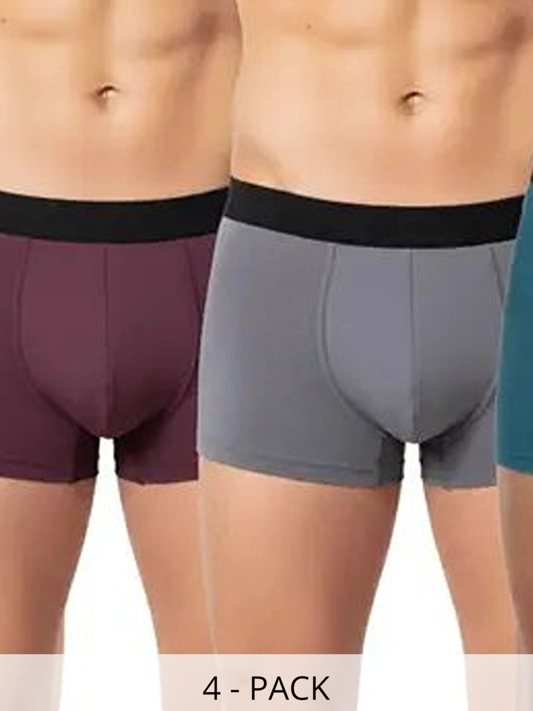 CAVENDERS Pack of 4 Microfiber Blend Solid Trunks-picture-17
