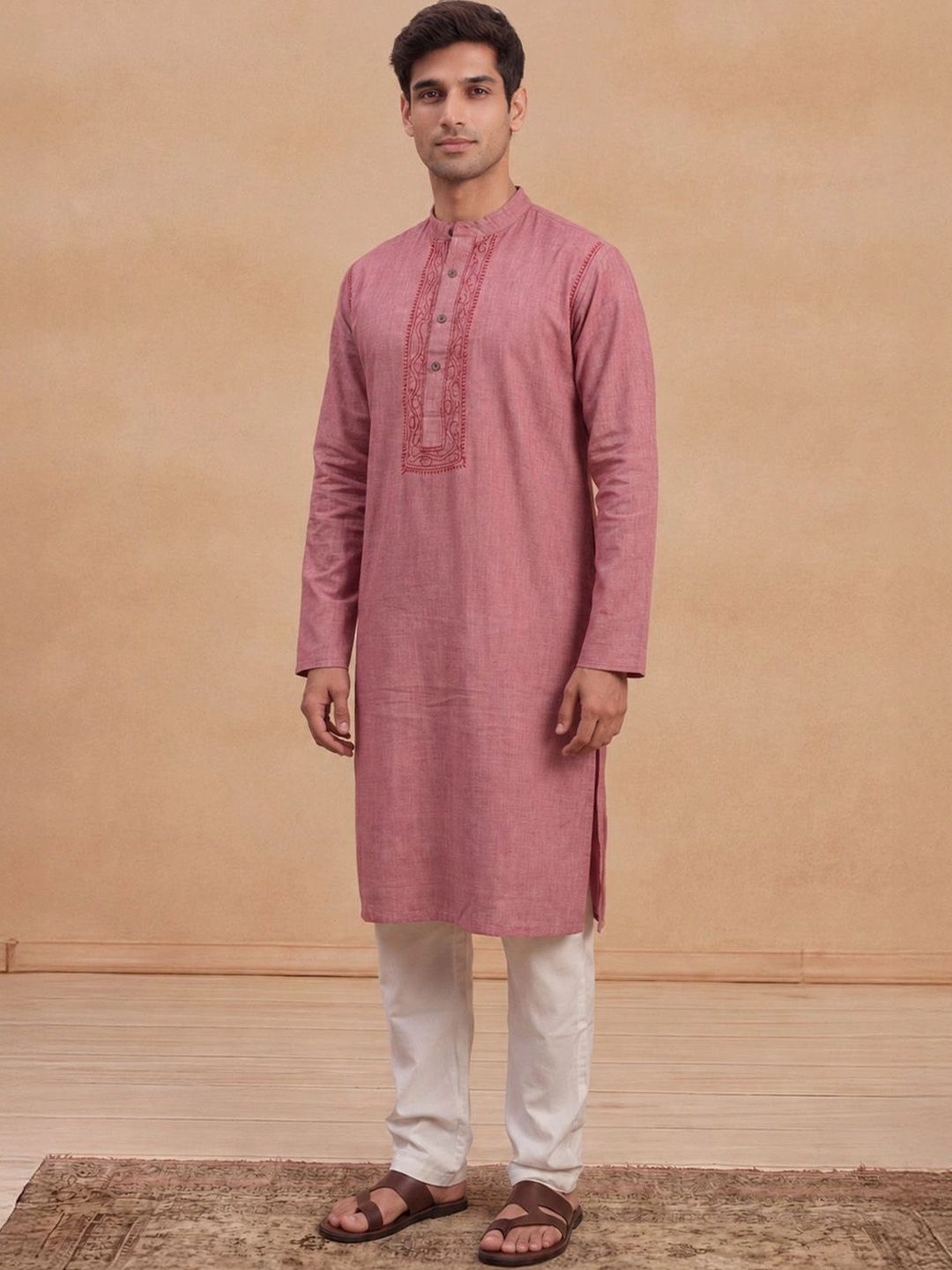 House of Chikankari Men Embroidered Chikankari Kurta-picture-46