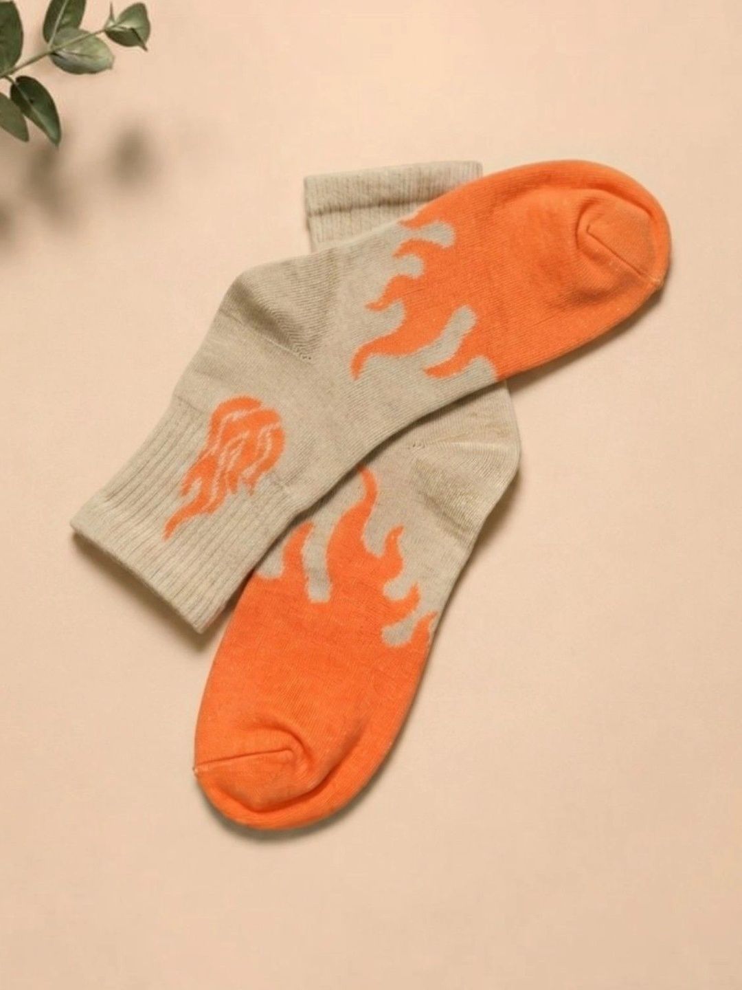 pell-mell Men Pack of 2 Cotton Assorted Patterned Above Ankle Socks-picture-34