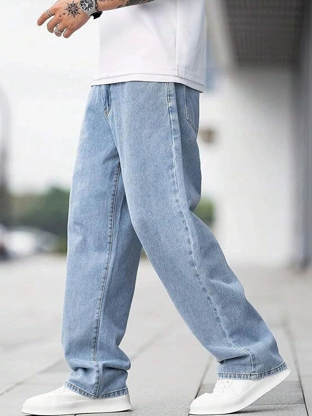 Wanted Men Boyfriend Fit Mid-Rise Highly Distressed Jeans-picture-23