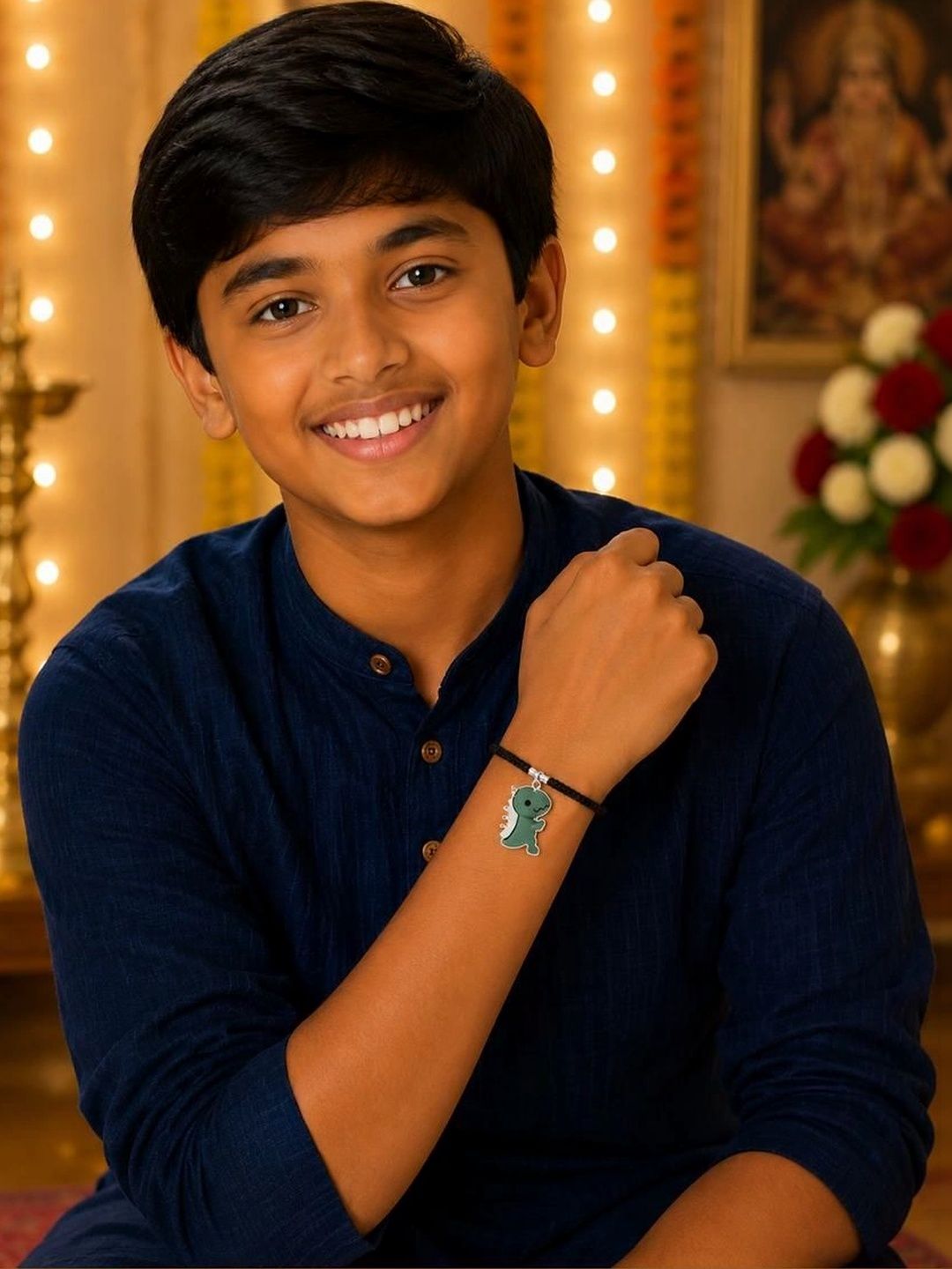 EL REGALO Thread Rakhi With Roli And Chawal-picture-42