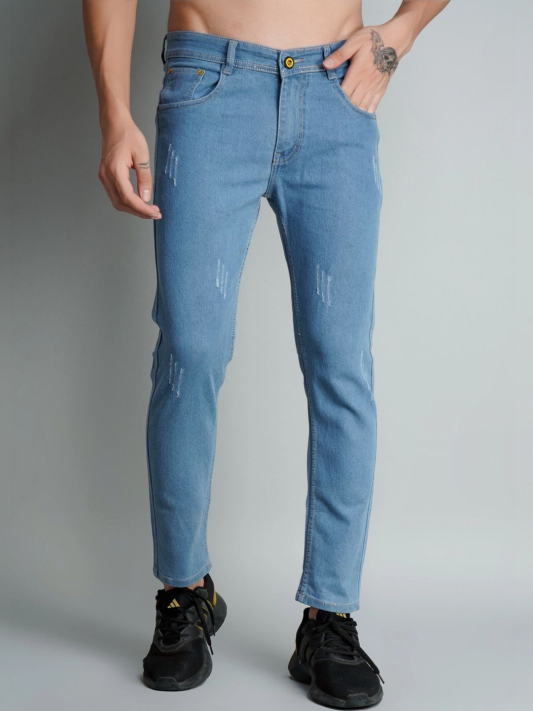 Wanted Men Regular Fit Mid-Rise Stretchable Jeans-picture-27