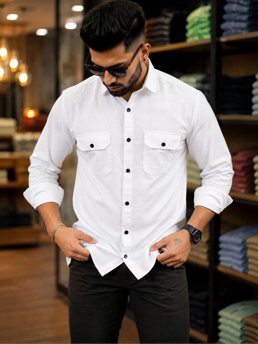 R.Code by The Roadster Life Co. Men Standard Casual Shirt-picture-27