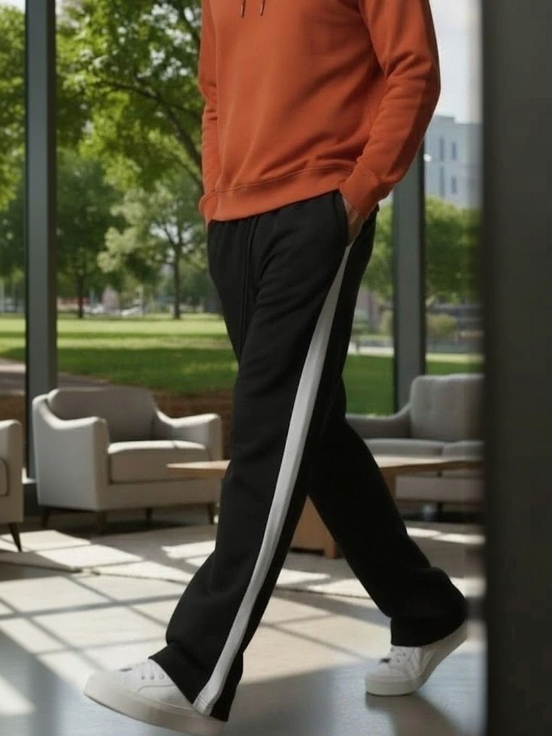 PROGENY Men Regular Fit Colourblocked Track Pants-picture-25