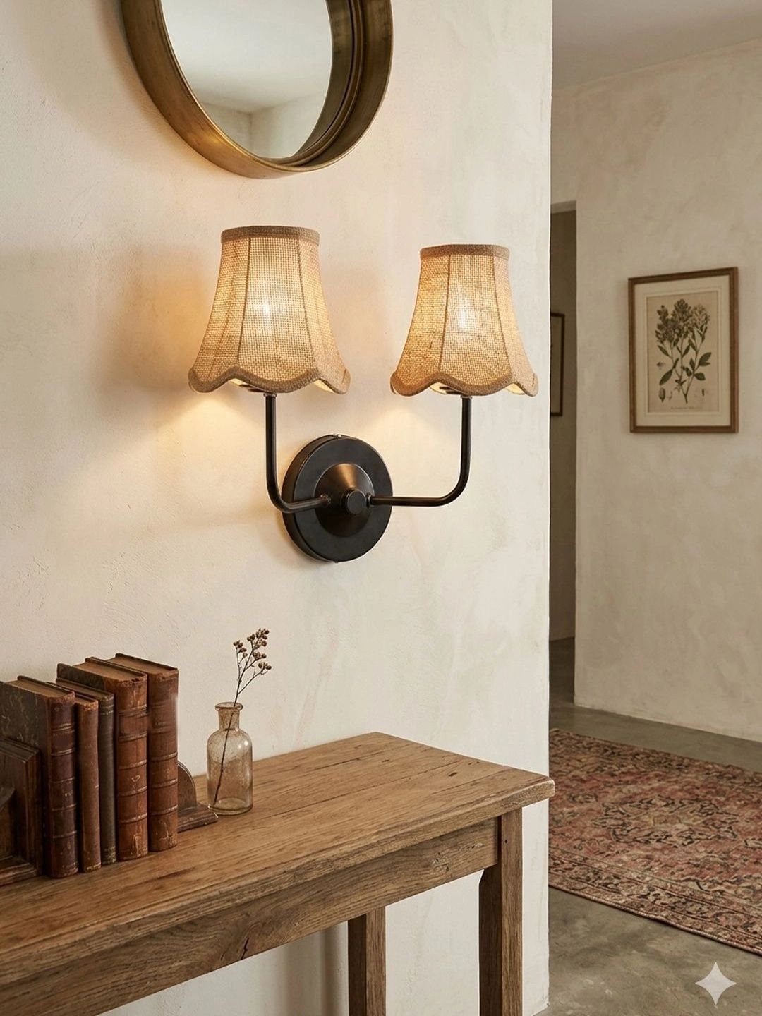 Myntra Elegant Homes Beige Textured Iron Traditional Wall Lamp-image-37