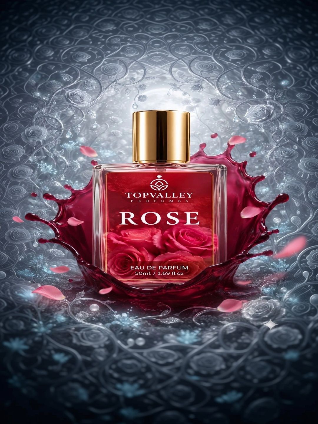 TOPVALLEY Rose Long Lasting Eau De Perfume - 50 ml-image-25