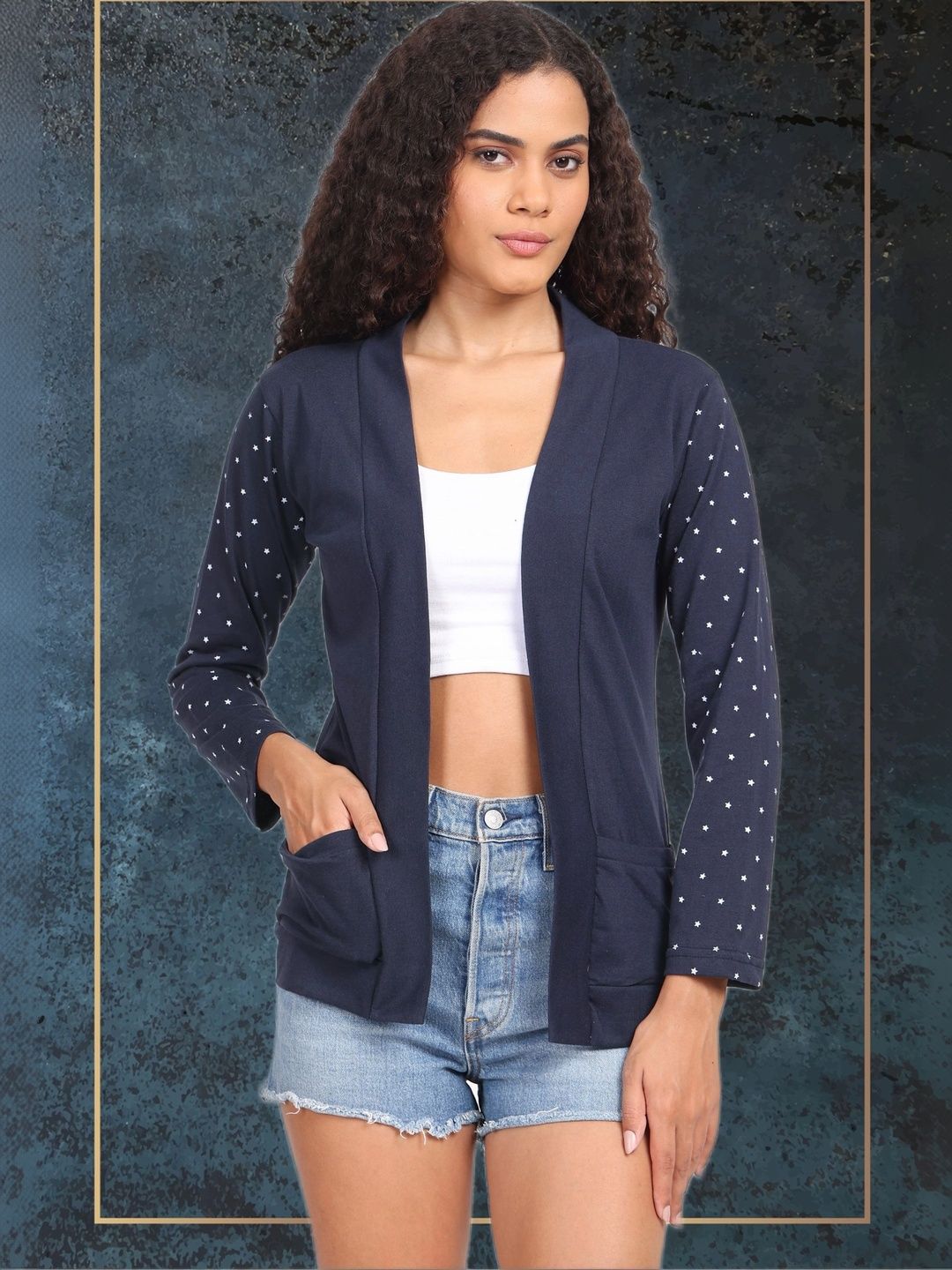 DDASPRATION Women Printed Shrug-picture-33
