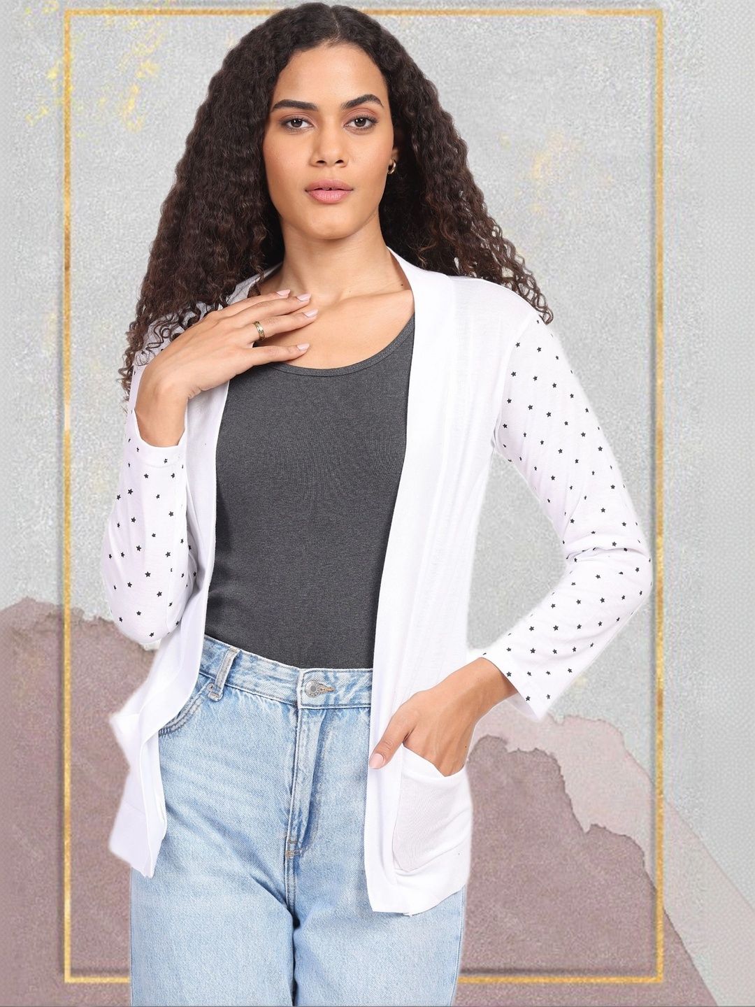 DDASPRATION Women Printed Shrug-picture-49