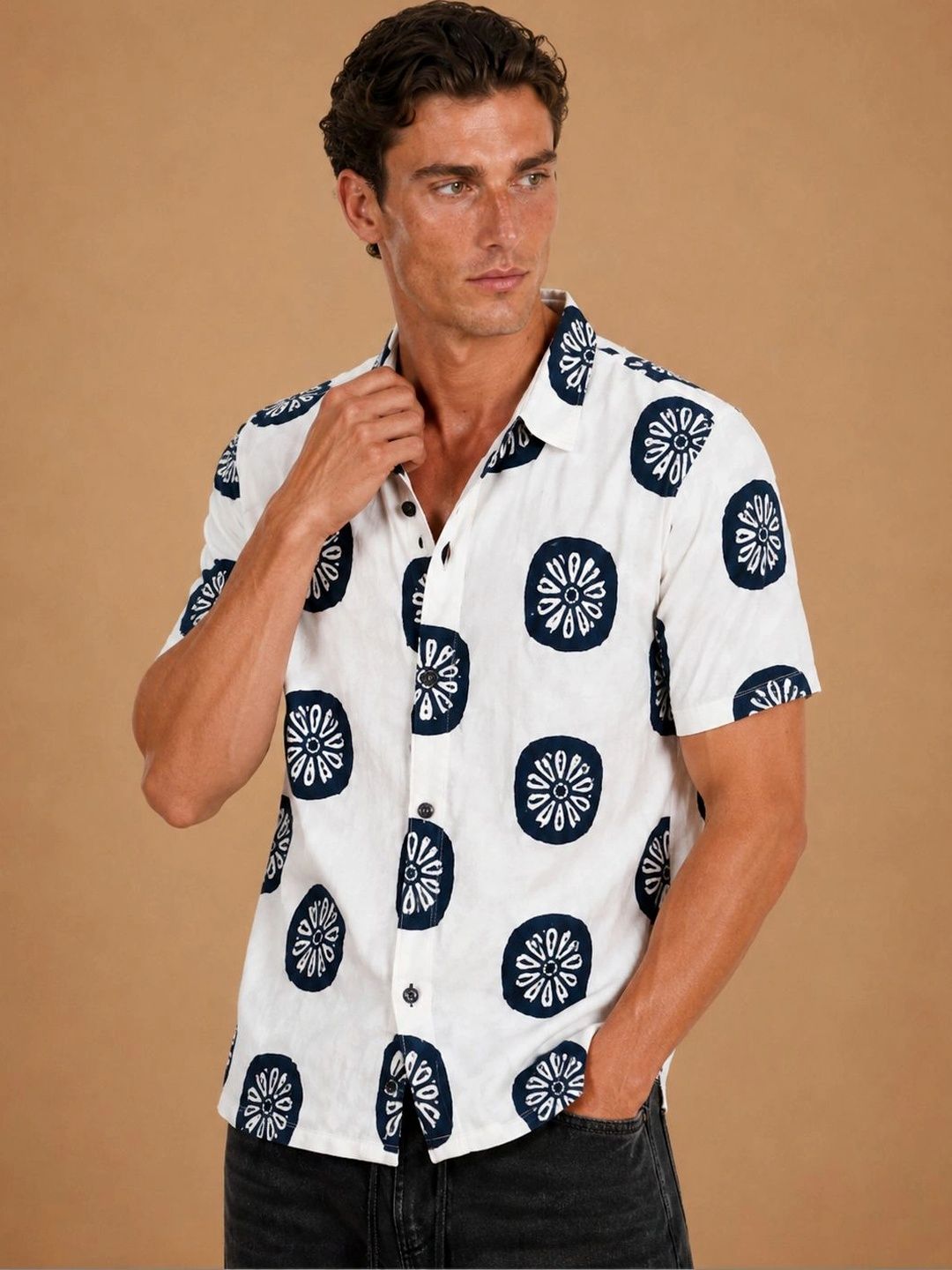 HERE&NOW Men Printed Casual Shirt-picture-33