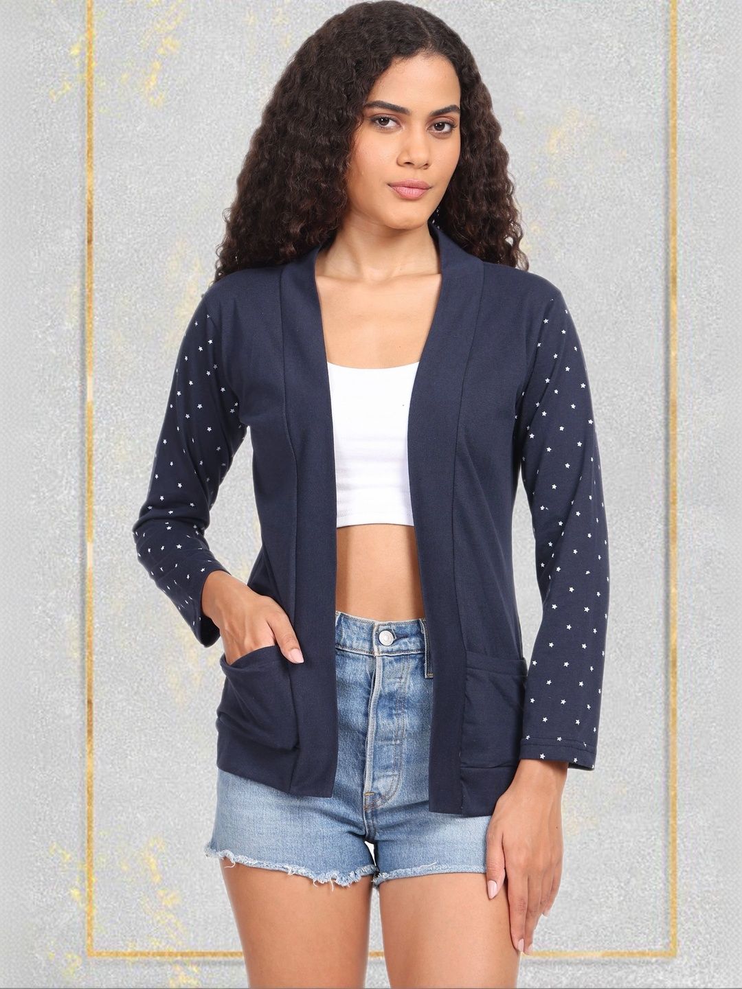 DDASPRATION Women Printed Shrug-picture-48