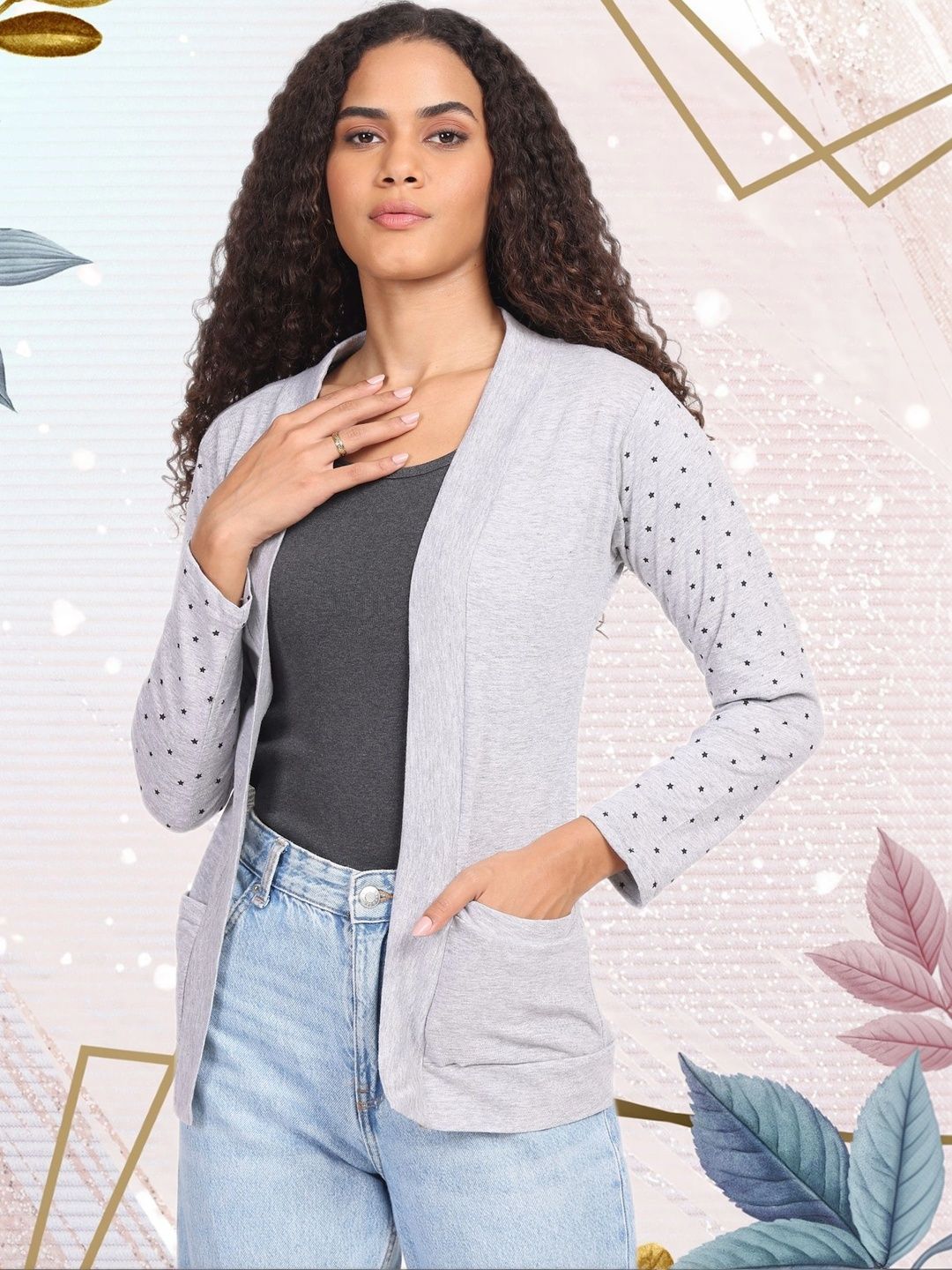 DDASPRATION Women Printed Shrug-picture-15