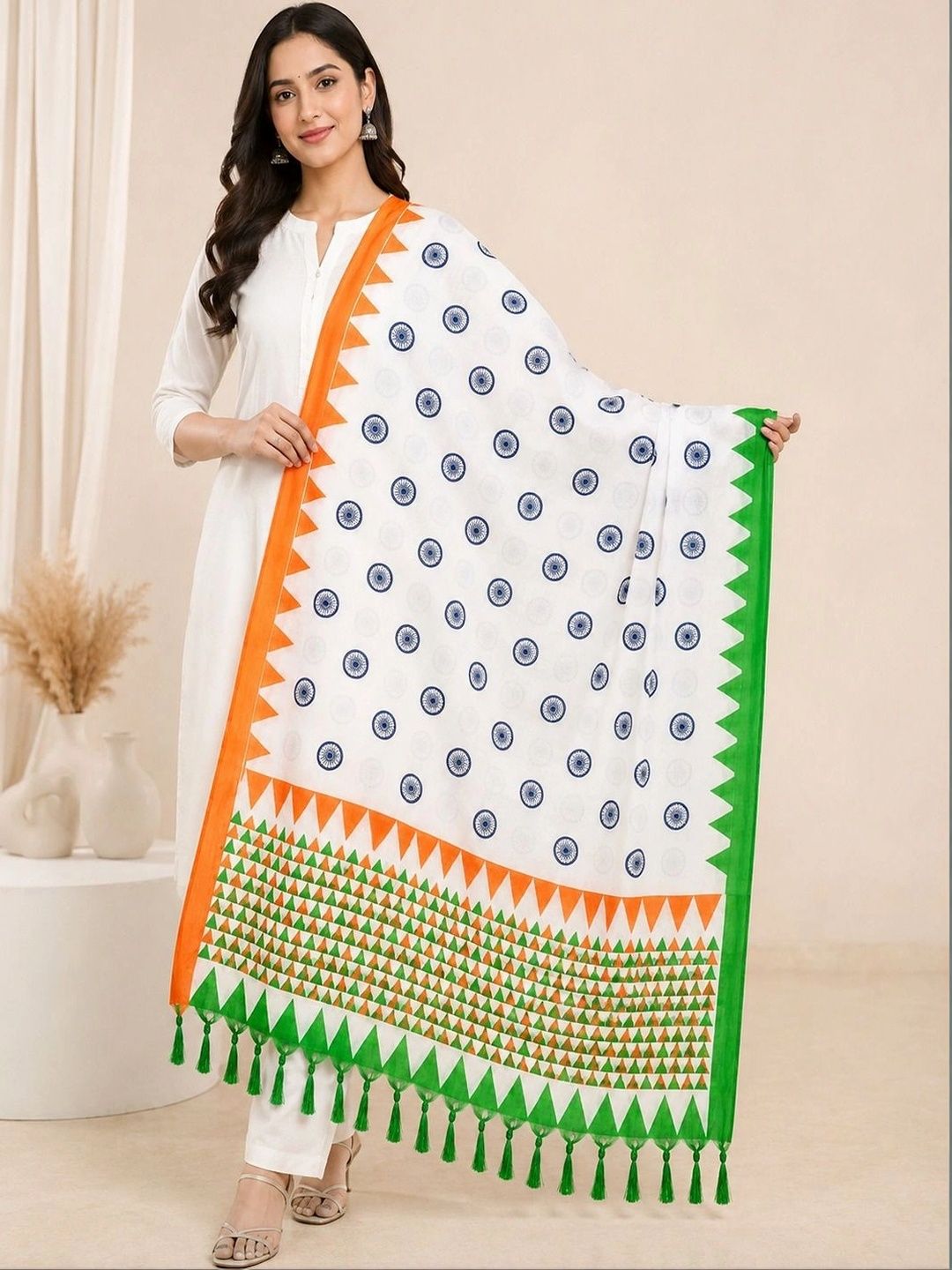 SAHINA DUPATTA Printed Art Silk Dupatta-image-15