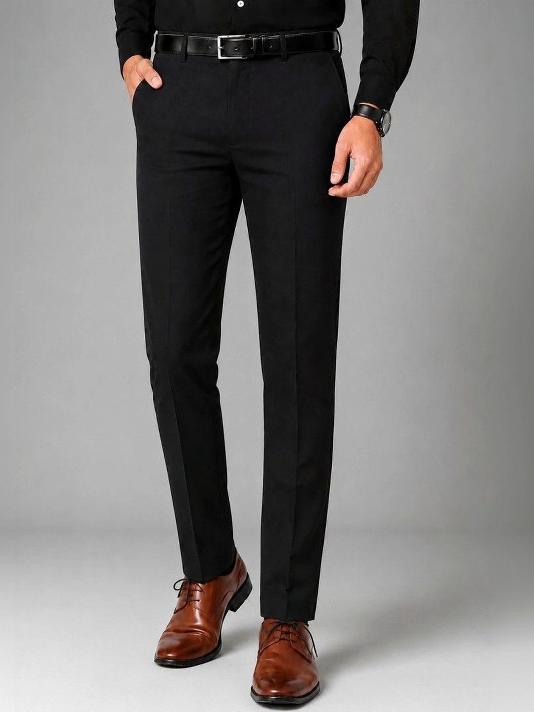 FLAXWEAR Men Wrinkle Free Trousers-picture-26
