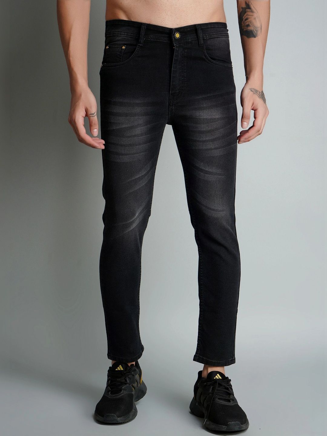Wanted Men Regular Fit Mid-Rise Stretchable Jeans-picture-10