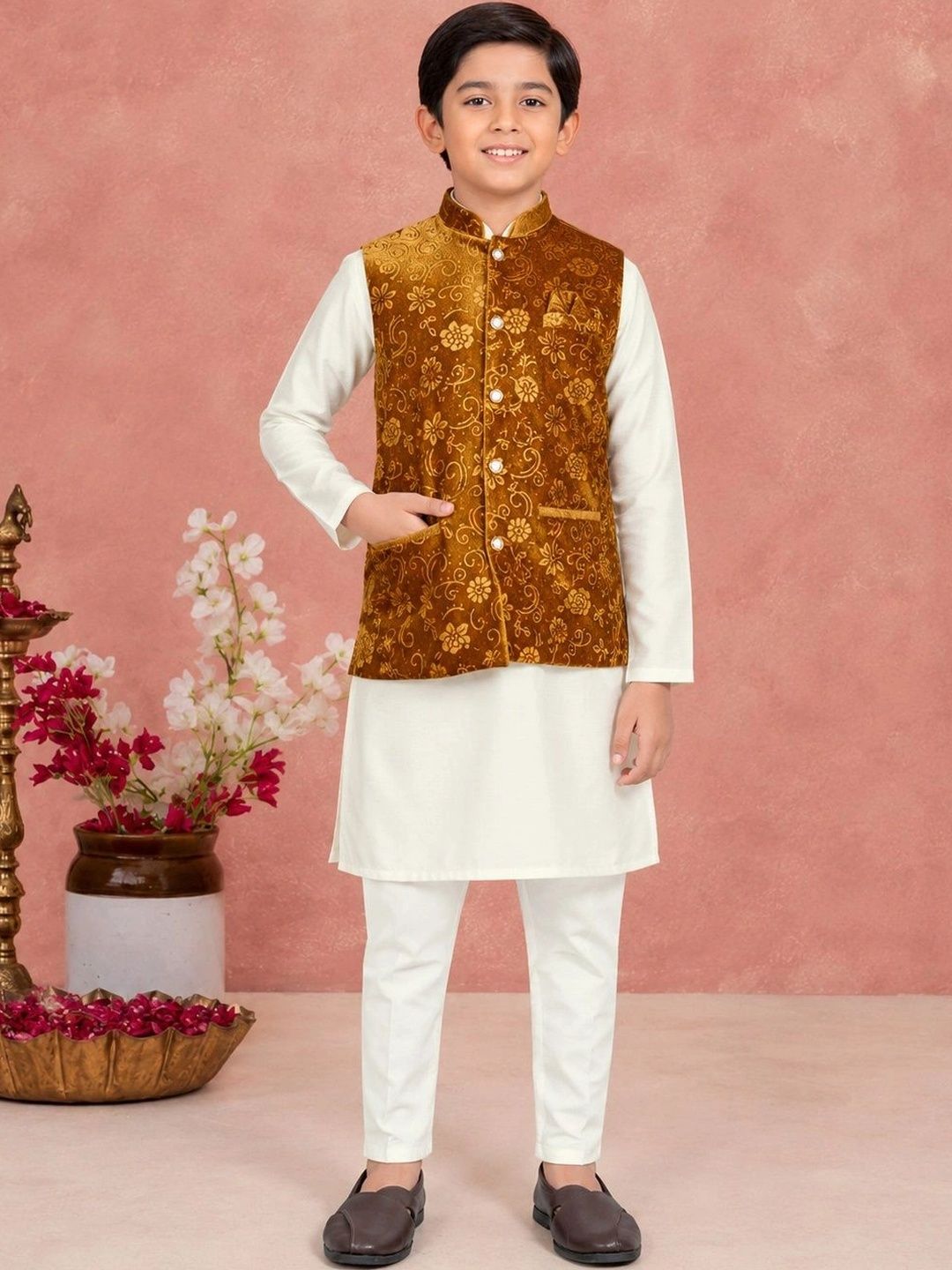 ELYXAROSE Boys Regular Kurta with Pyjamas-picture-55