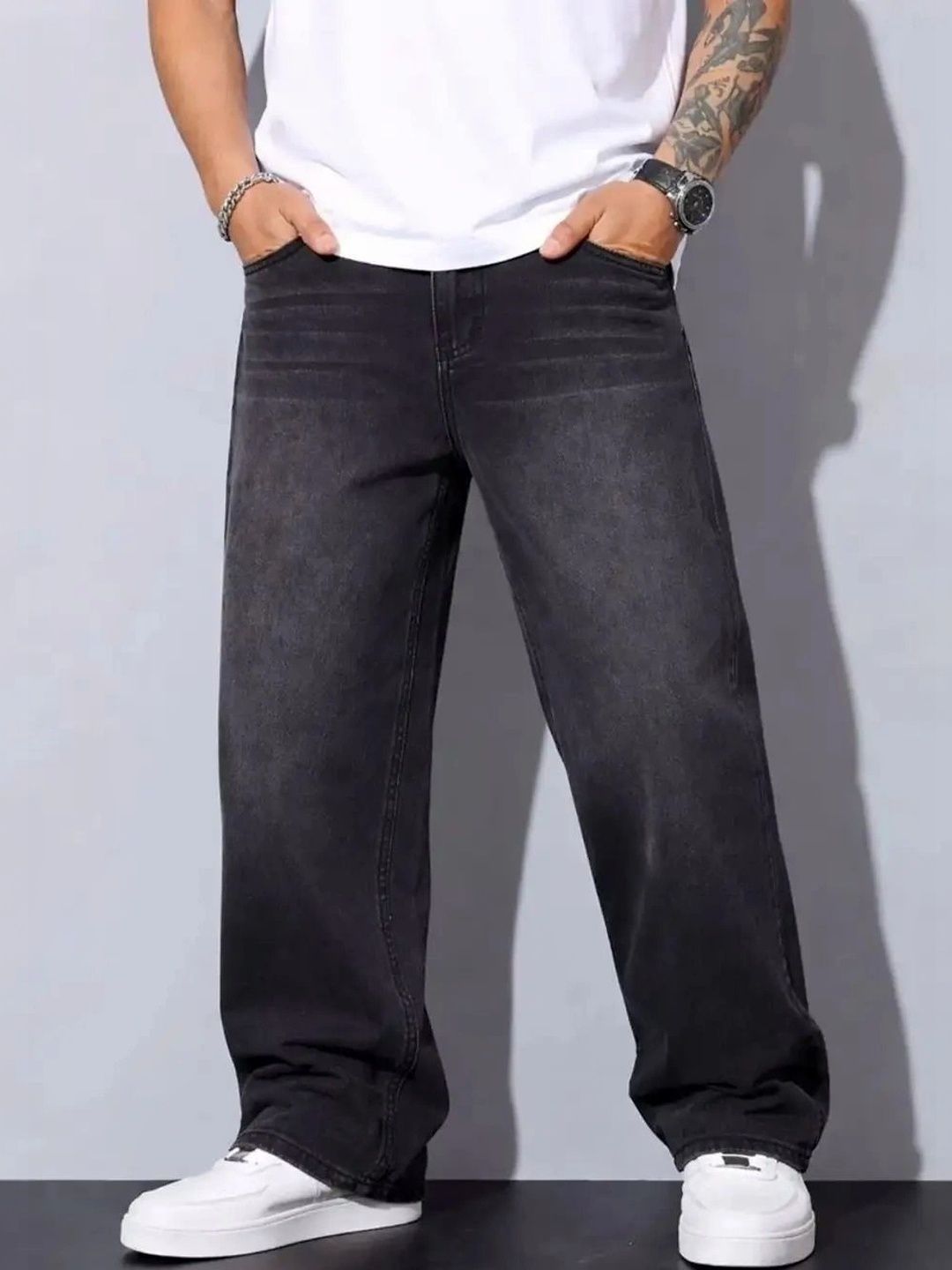 Wanted Men Mid-Rise Low Distress Jeans-picture-12