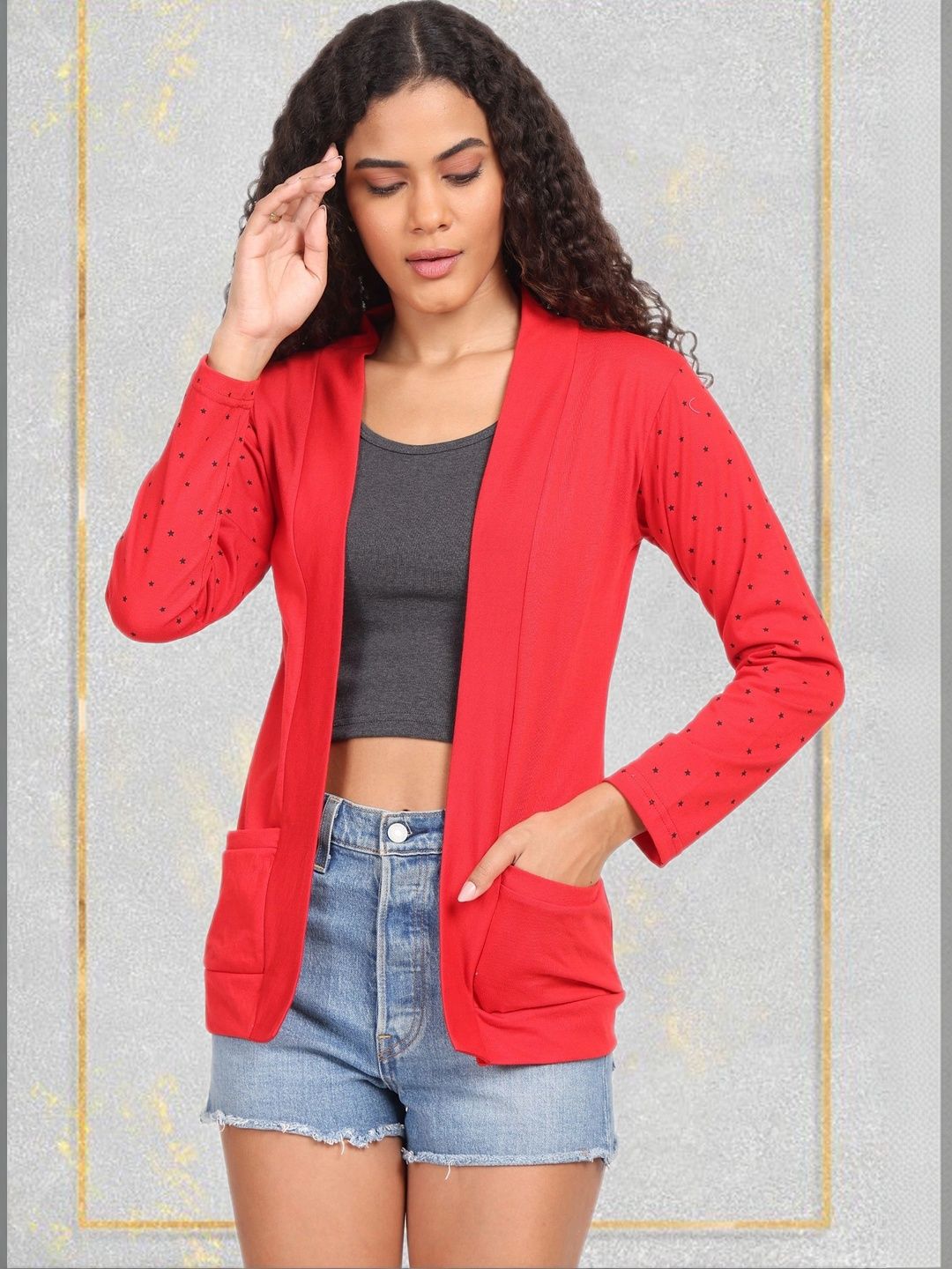 DDASPRATION Women Printed Shrug-picture-46