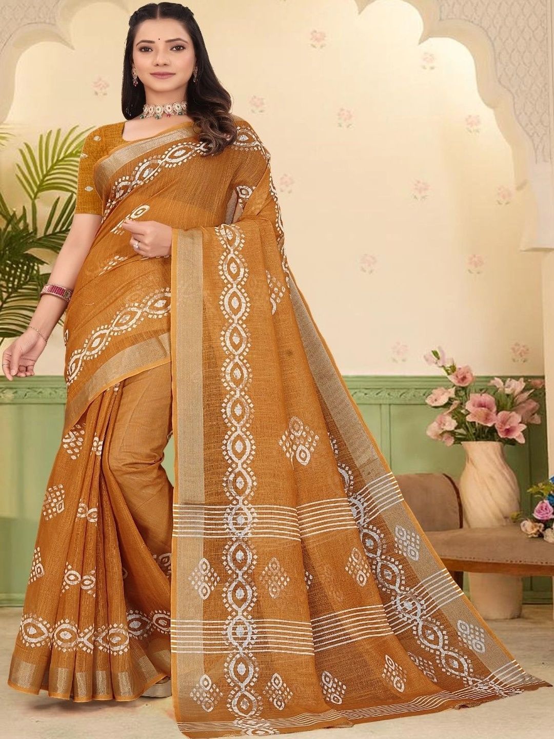 JIVIKA Batik Silk Cotton Kanjeevaram Saree-picture-36