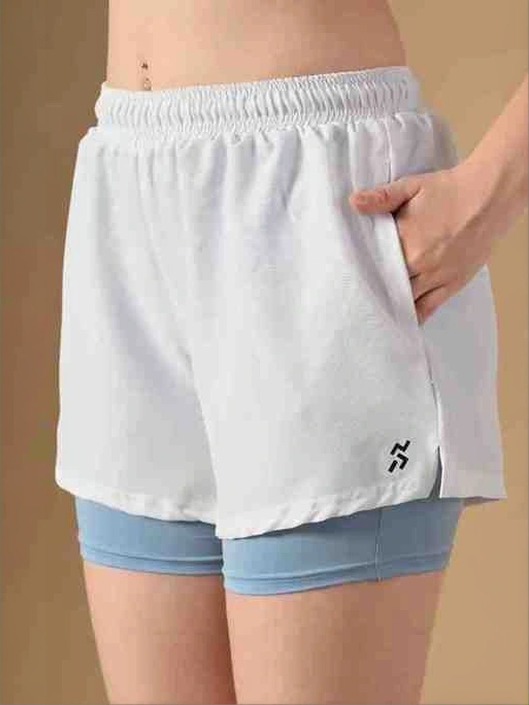 HOUSE OF FITNESS Women High-Rise Training or Gym Sports Shorts-picture-56