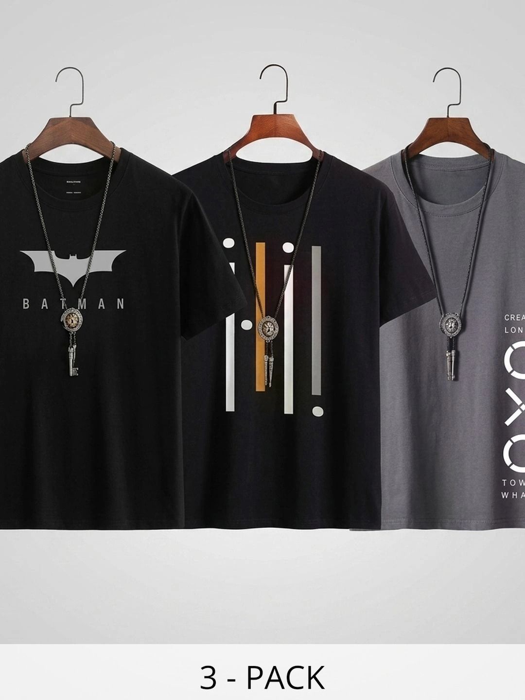 WIKE DENIMS Men 3 Batman Printed T-shirt-picture-12