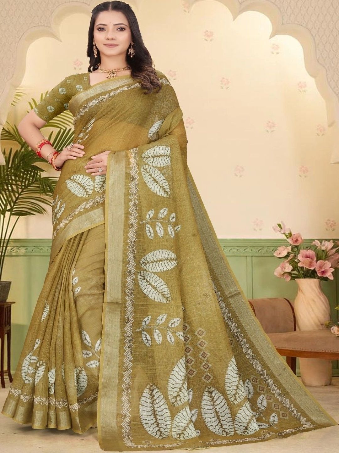 JIVIKA Woven Design Silk Cotton Kanjeevaram Saree-picture-14