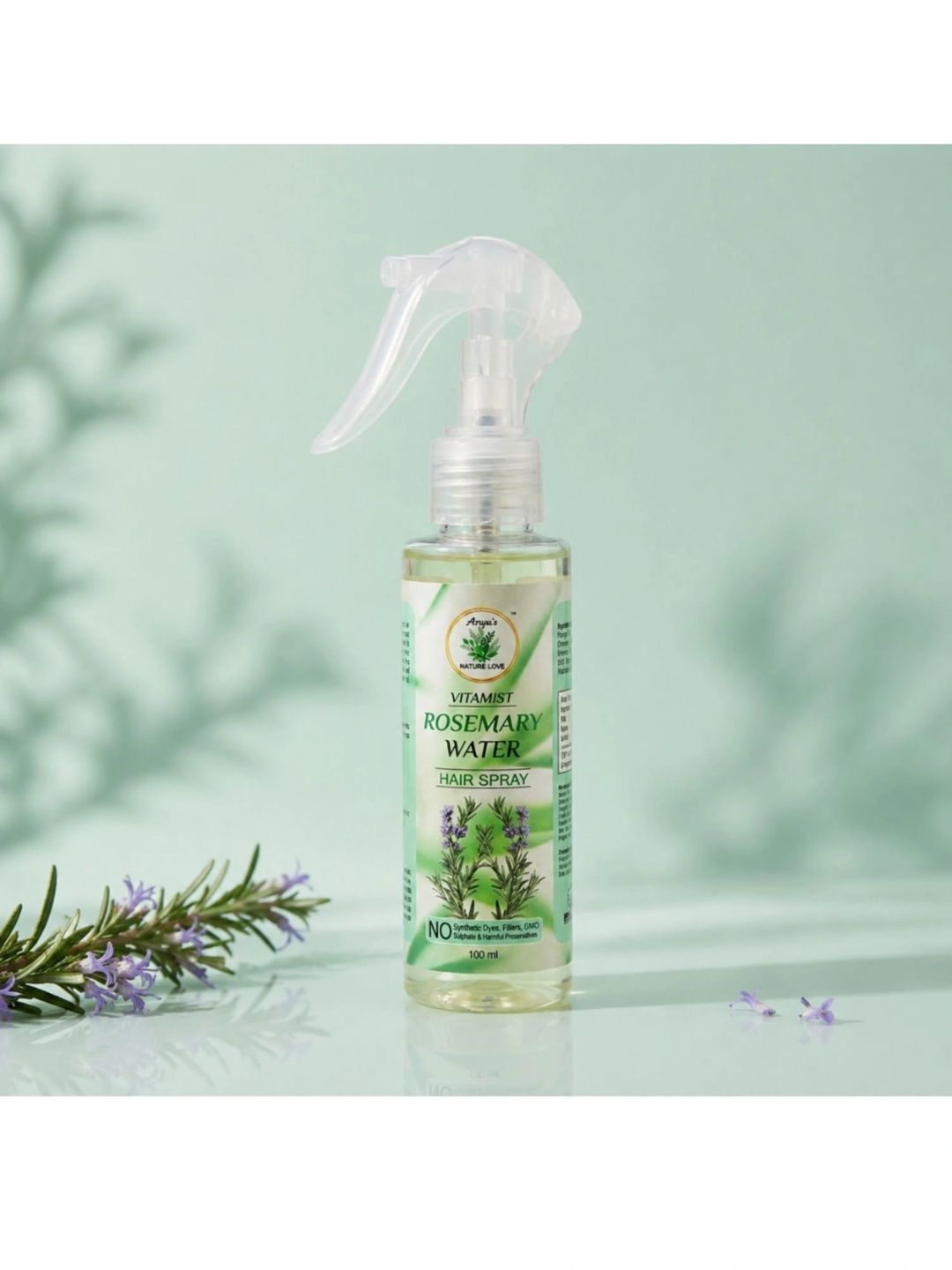 Arryas Nature Love Vitamist Rosemary Water Hair Spray - 100 ml-image-10