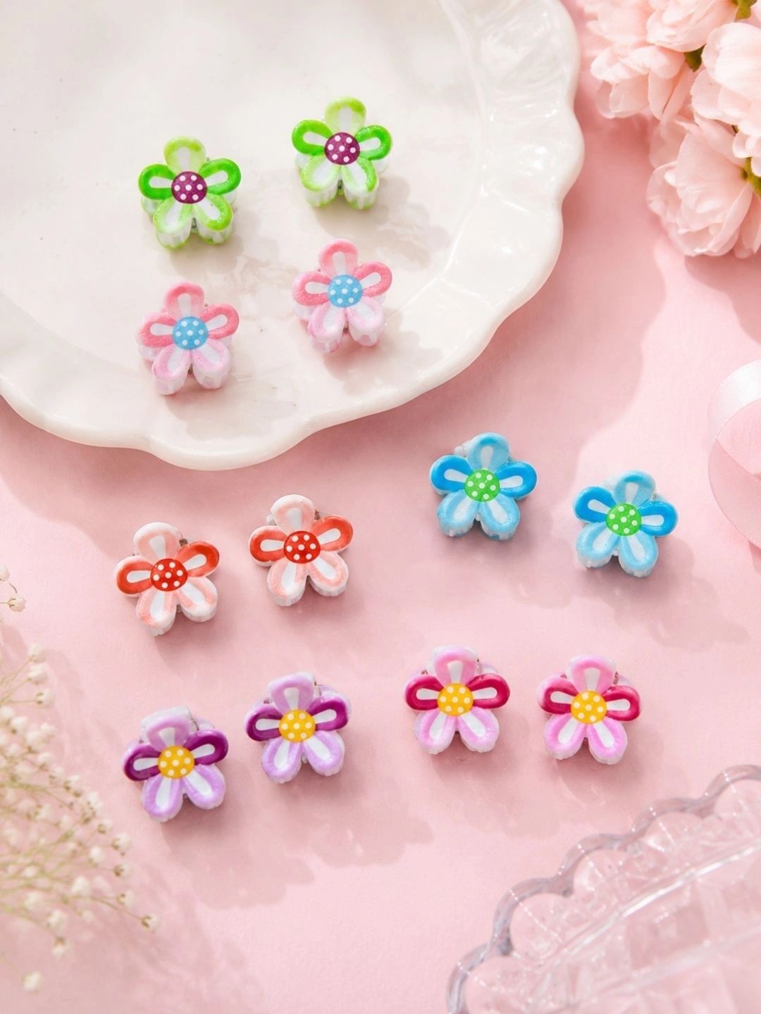 Stoln Girls Set Of 12 Embellished Claw Clips-picture-41