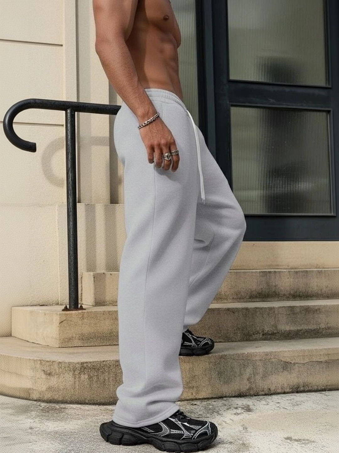 IRONDYE Men Regular Fit Training Track Pants-picture-15