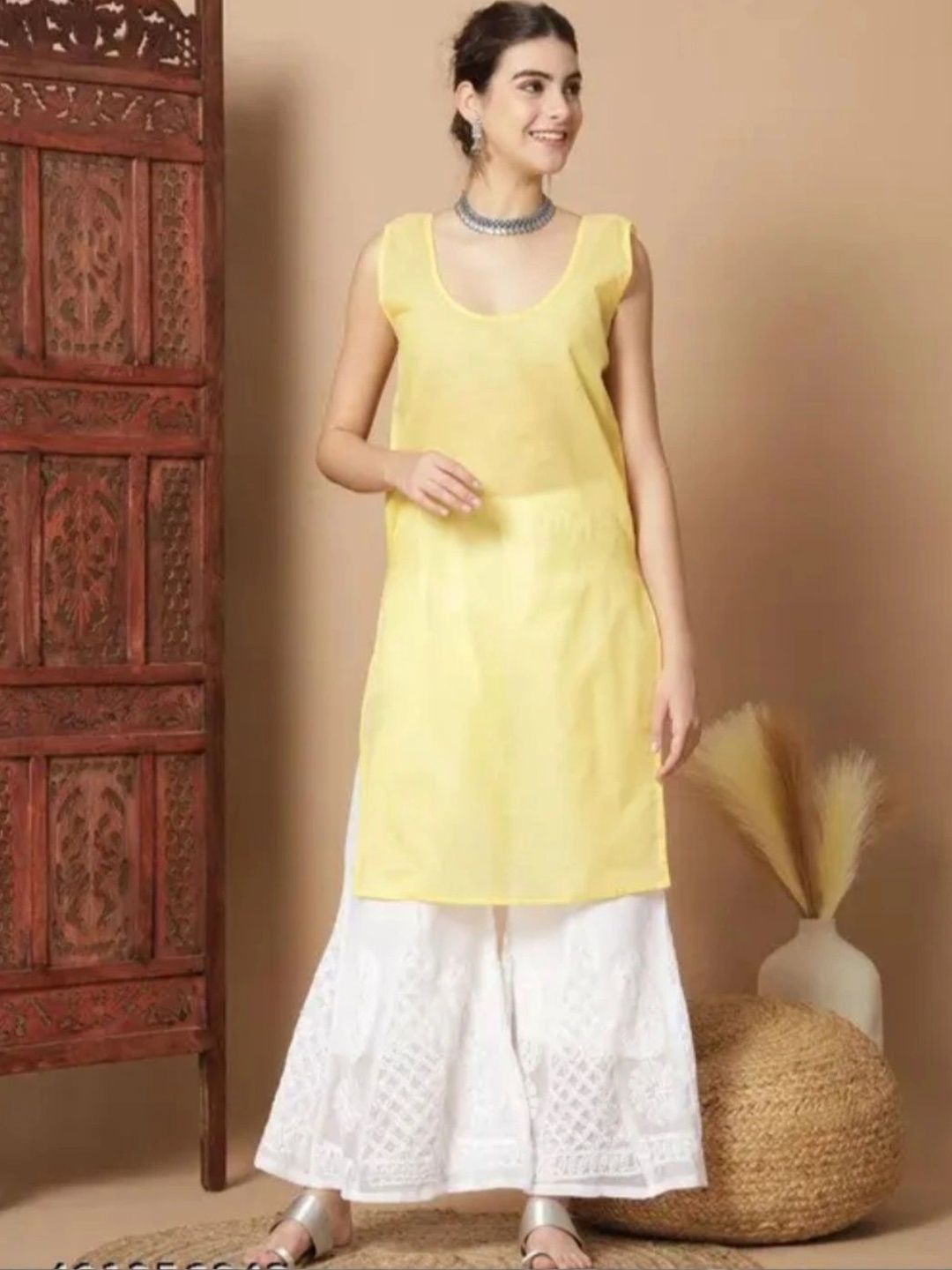 ROYAL S FASHION GALLERY Women Ethnic Motifs Embroidered Handloom Kurti-picture-18