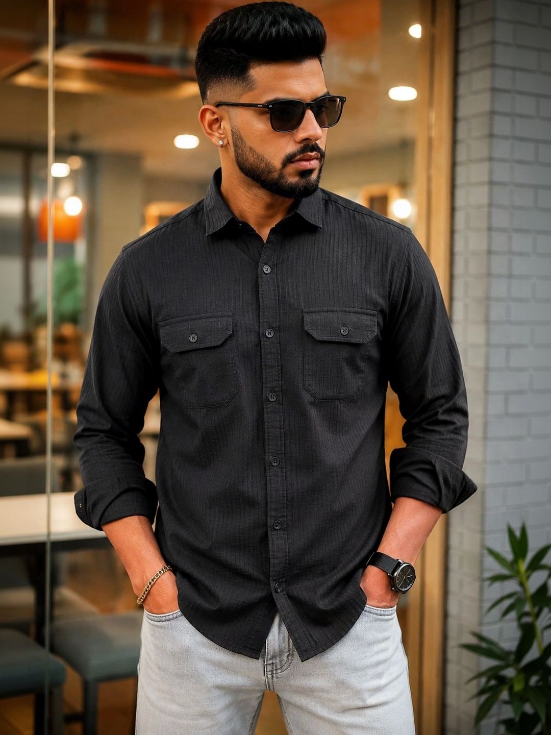 R.Code by The Roadster Life Co. Men Standard Casual Shirt-picture-16