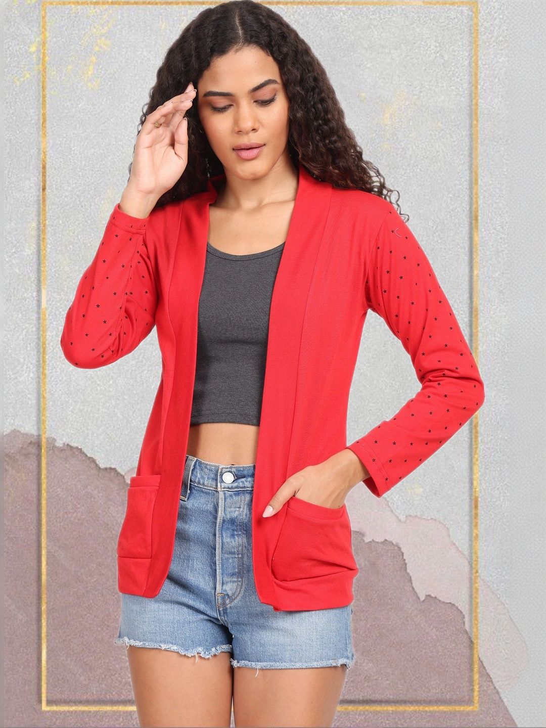 DDASPRATION Women Printed Shrug-picture-10