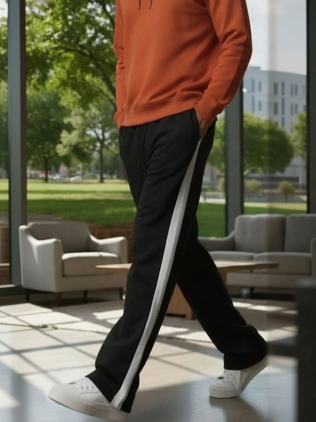 Daphne Maurier Men Regular Fit Colourblocked Training Track Pants-picture-57