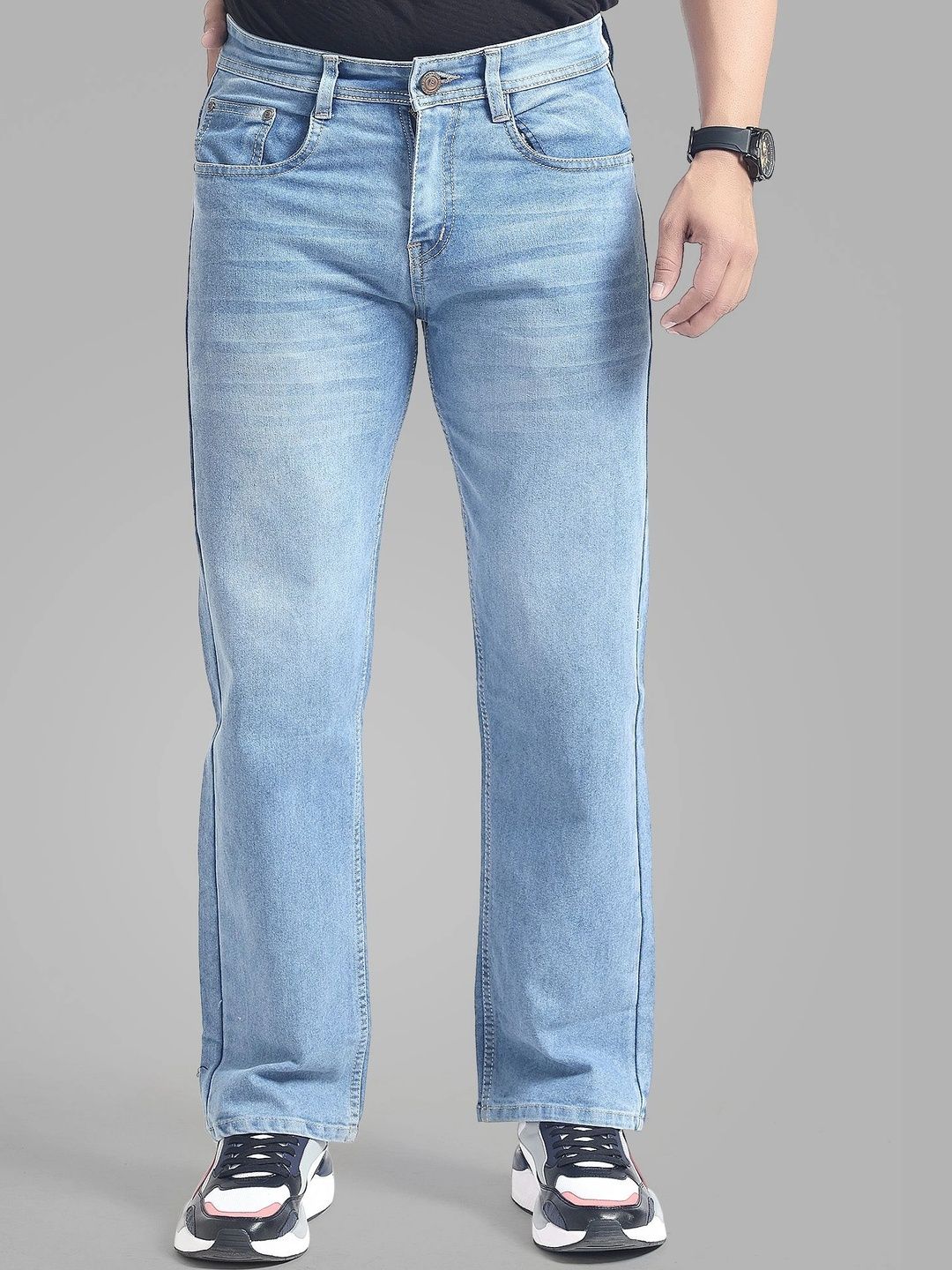 Wanted Men Straight Fit Mid-Rise Jeans-picture-24