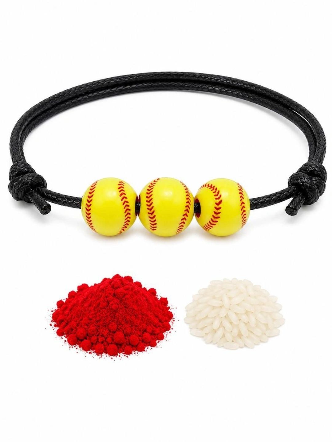 EL REGALO Boys Thread Rakhi With Roli And Chawal-picture-21