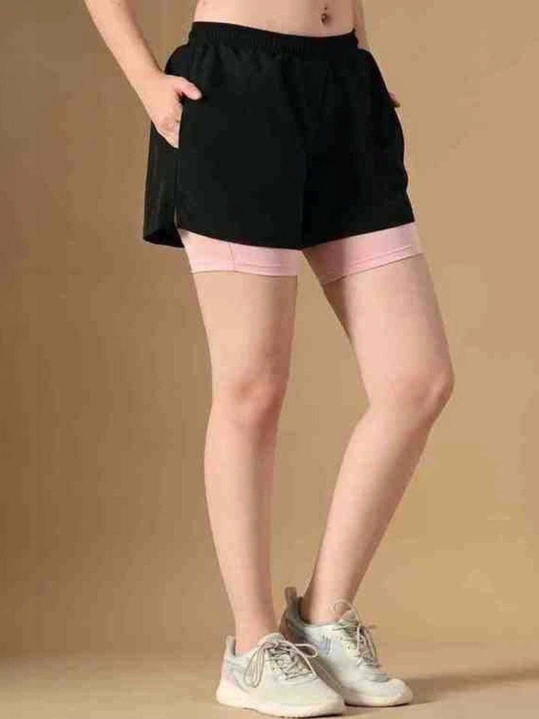 HOUSE OF FITNESS Women High-Rise Training or Gym Sports Shorts-picture-58