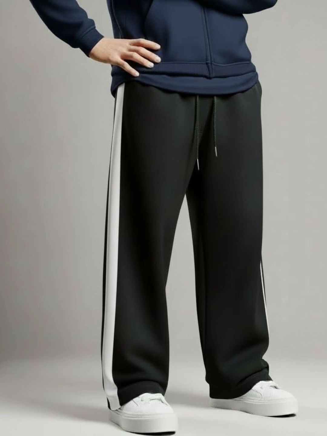 IRONDYE Men Regular Fit Colourblocked Training Track Pants-picture-57