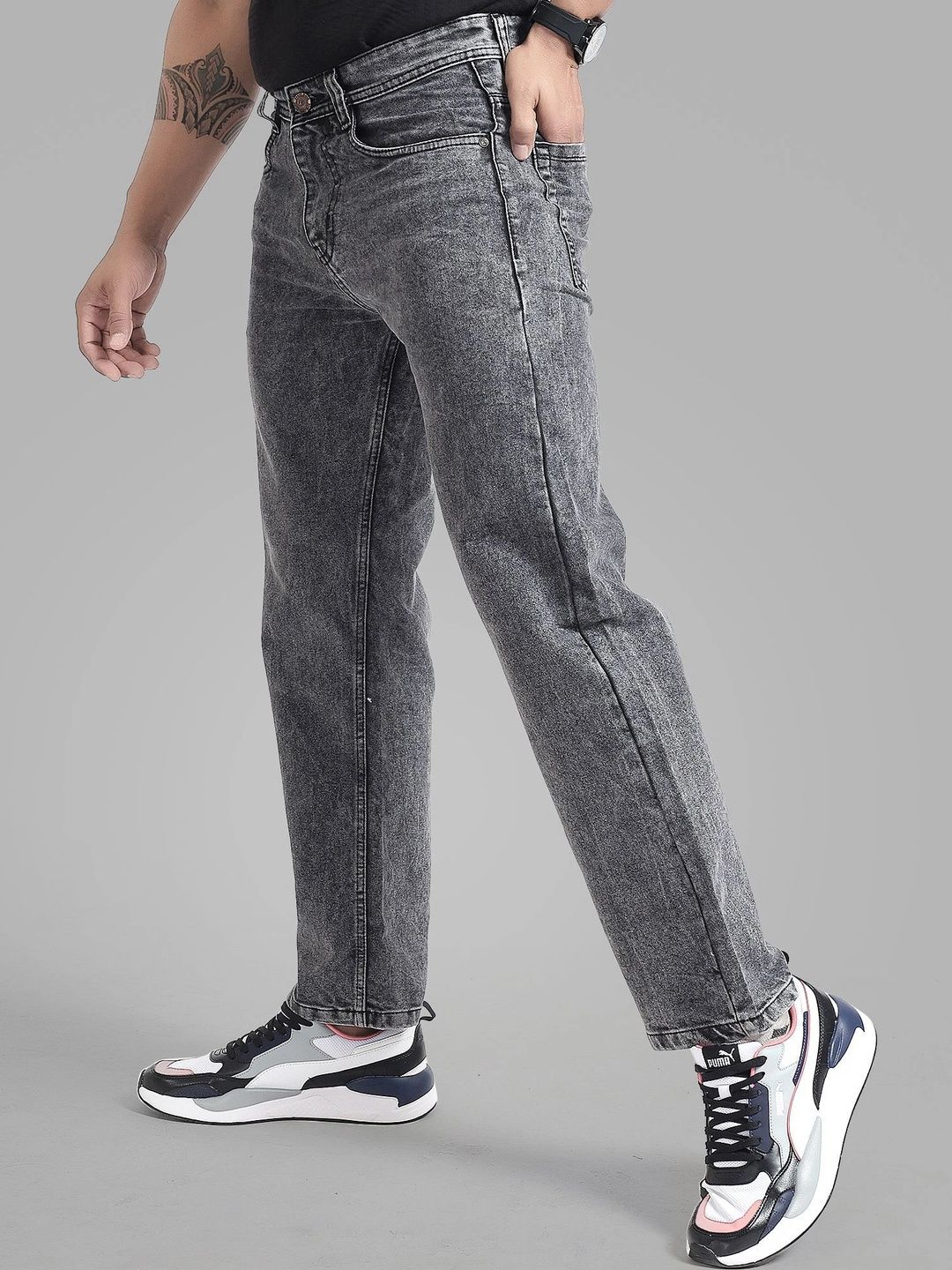 Wanted Men Straight Fit Mid-Rise Jeans-picture-16